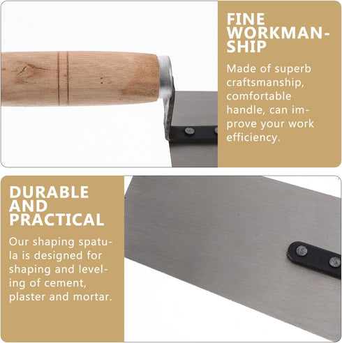 Yardwe Hand Tools 4pcs Concrete Trowel Finishing Trowel Putty Trowel Drywall Trowel Margin Trowel Paint Scraper Concrete Edger Construction Spatula Tools for Cement Concrete Power Tools by Yardwe