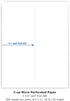PrintWorks Professional Perforated Paper for Menus, 8.5 x 11, 20 lb, 500 Sheets, White (04339)