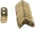 MY MIRONEY 30 Pack L-Shaped Corner Bracket Shelf Bracket Heavy Duty Iron