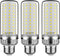 25W LED Light Bulb, 200 Watt Equivalent, E26 LED Lamp, 2500 Lumens Daylight-White 6000K, 3-Pack
