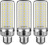 25W LED Light Bulb, 200 Watt Equivalent, E26 LED Lamp, 2500 Lumens Daylight-White 6000K, 3-Pack