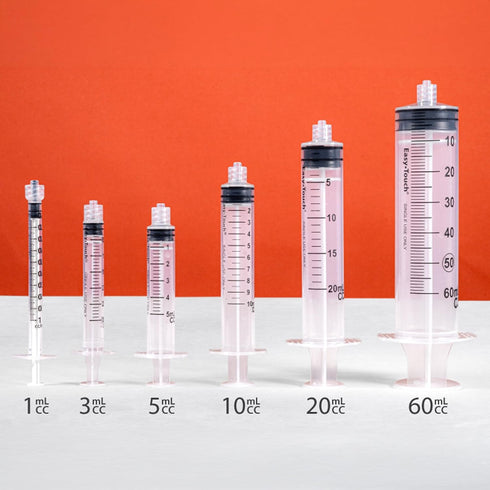 3ML Pack 100 Easy Touch Luer-Lock Syringe Barrel, Syringe
