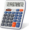 Desktop Calculator, Extra Large 5-Inch Clear LCD Display, 12-Digit Big Number Button, Auto Sleep Function