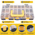 Bonost 1380pcs 8.8 M4 M5 M6 M8 Set 12-30mm Nuts and Bolts Assortment Kit - Heavy Duty Grade Metric Bolt with Assorted