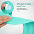 qzjijosen Toilet Seat Cover Pad Sticker,Soft Toilet Seat Cushion Pad Universal with Self-Adesive Design for Bathroom
