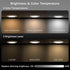 3 Closet Battery Operated LED Celling Lights Fixture with Auto Motion Sensor, Smart Body Sensor Ceiling-mounted Lamps