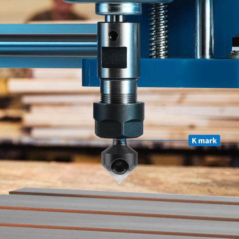 BINSTAK 90 1/4 Inch Degree V Groove Router Bit Shank, Carbide Insert Wood CNC Router Bits for Woodworking Engraving