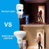 LUXON 9W BR30 Radar Motion Sensor Light Bulbs, Dusk to Dawn 90W Equivalent, Indoor Outdoor Auto On/Off E26 Base