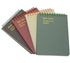 Yansanido 8 Pcs A6 Top Bound Spiral Notebook, 4 Color Thick Plastic Hardcover, 80 Sheets (160 Pages) College Ruled