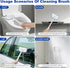 Shower,4-in-1 4 MOSEN Scrub Brush for Cleaning Brushes with Different Function Cleaning Heads Brush for Shower Cleaning
