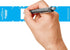 Tabbies File Pocket Handles, Light Blue/White, 9-5/8 x 2 Inches, 48 per Pack (TAB68806)