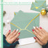 Teling 50 Pcs A7 Envelopes, 5 x 7 Card Envelopes with Gold Embossed Wax Seal for Graduation, Wedding