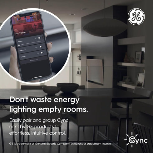 Dimmer Dimmer (1 Pack) GE Cync Paddle Smart Switch, Highly Customizable Switch, Works with Alexa and Google Home