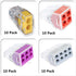 Push-in Wire Connector Wall-Nut Assortment Pack for Junction Boxes, 40 Pack Non-Twist Connector