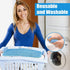 Reusable Microfiber Mop Pads, 6 Pack 18''x 6'' Mop Head Replacement for Wet/Dry Home & Commercial Cleaning