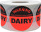 Food Allergy Warning Labels This Product May Contain Dairy, 1.5 Inch Round