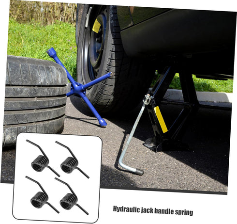 4pcs Jack Spring Return Spring for Hydraulic Jack Accessories, Heavy Steel Spring Spare Part
