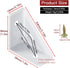 Joyangy 10Pcs 38x38mm 1.5x1.5inch 90 White Right Angle Corner Shelf Bracket, Metal Corner Brackets for Wood Desk Bed