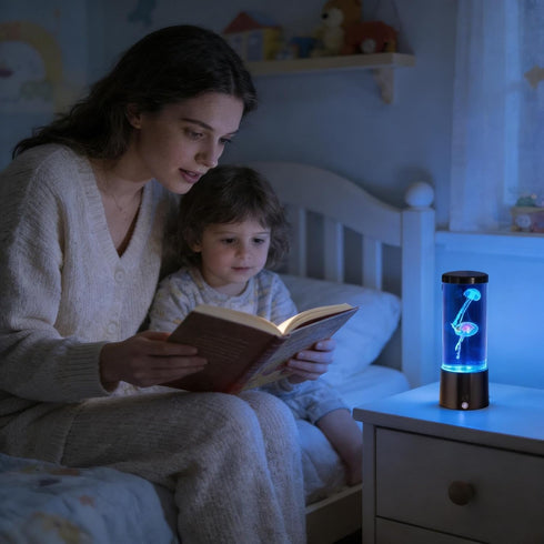 Genrico Night Lights for Adults, Ambient Lighting Fun Color Changing LED Table Lamp for Bedroom Living Room Kids