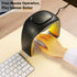 Desk Mouse Pad Hand Warmer, 110v 100w Heated Mouse Pad, Energy Efficient Ceramic Office Desk Heater - Black