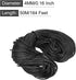 MECCANIXITY Twisted Mason Line Nylon Twine String Cord Black 50M/164 Feet 4MM Dia for Netting, Landscaping, Home Improvement, DIY Projects, Crafting, Masonry, Gardening by MECCANIXITY