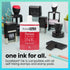 ExcelMark Self Inking Stamp Refill Ink - 2 oz. - Red