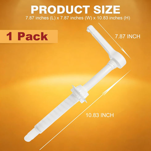 1/2 Pack 30ML 30cc (1) Pump Dispenser White Pump for Cheese Dispenser - Nacho Cheese Machine Pump Top Replacement, Fits