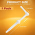 1/2 Pack 30ML 30cc (1) Pump Dispenser White Pump for Cheese Dispenser - Nacho Cheese Machine Pump Top Replacement, Fits