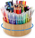 SOUJOY Bamboo Pen Holder Organizer, 360° Rotating Art Supply Caddy with 11 Compartments, Holds 200+ Pencils, Office Box