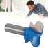 Woodworking Router Bit with PTFE Coating, 1/2 inch Shank, Finger Pull Design