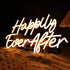 5V 15.75"X9.2" SYLHOME Happily Ever After LED Neon Light Sign Wedding Party Birthday Neon Art Wall Sign Decor USB