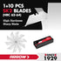 10 SK2 ARROW Folding Utility Knife, Quick-Change Box Cutter with Belt Clip, Liner Lock, Heavy Duty Aluminum Razor Knife