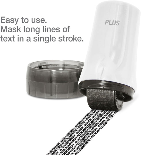 Identity Theft Prevention Wide Roller Security Stamp Kit in White