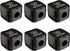 W WAFADAR 6 Pcs Magnetic Cable Clips, Office Desk Accessories, Cord Organizer Holder, Cable