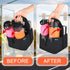 Beautyflier Reusable Insulated Coffee Cup Carrier, Portable Drink Holder with Handle Organizer Tote Bag for Hot & Cold