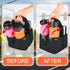 Beautyflier Reusable Insulated Coffee Cup Carrier, Portable Drink Holder with Handle Organizer Tote Bag for Hot & Cold