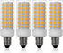 Simba Lighting LED E11 T4 Mini-Candelabra JD Light Bulb 5W, 40W to 50W Halogen Replacement (4 Pack) 3000K Dimmable