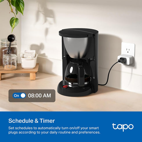 TP-Link Tapo Wi-Fi Smart Plug, Energy Monitoring, Compatible with Alexa & Google Home, 2.4G Wi-Fi Only, Tapo P115