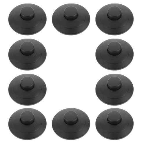 Veemoon 10pcs Black Foot Pedal Switch Replacement for Floor Lamp Power Cord