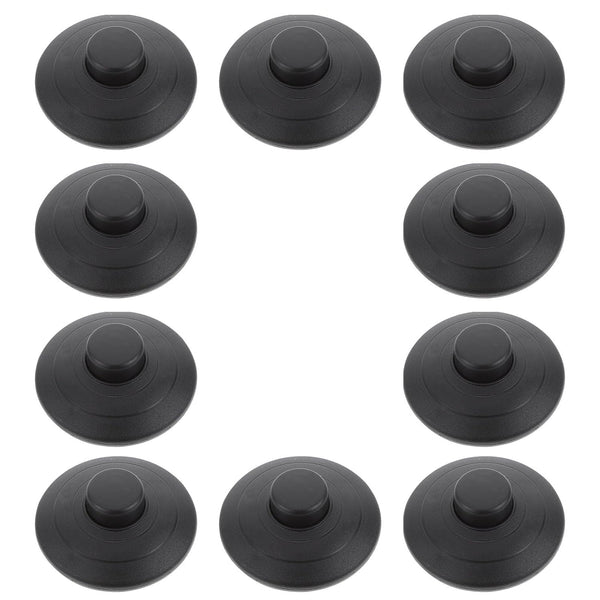 Veemoon 10pcs Black Foot Pedal Switch Replacement for Floor Lamp Power Cord