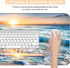 WB WEIRDBEAST 4-in-1 Set, Large Gaming Mouse Pad, Keyboard Wrist Rest Pad & Wrist Support Mousepad Extended Desk Pad