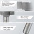 1/2" Shank 1-1/2 inch Cutting Diameter T Shape CNC Spoilboard Surfacing Router Bits for Woodworking