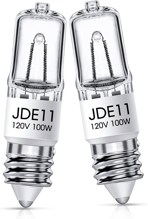 Flaspar JDE11 120V 100W, E11 Bulb, E11 Halogen Light Bulbs, T4 Mini