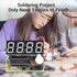 4-Digit MiOYOOW Digital Clock Kits with PCB, DIY Alarm Clock Soldering Project Kit for Learning Electronics Soldering