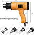 1800W 122-120250- 650Fast 4 Nozzles Paint(5.2FT) SEEKONE Heat Gun Heating Heavy Duty Hot Air Gun Kit Variable