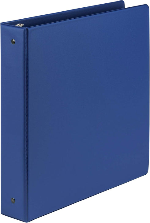 Samsill 1.5 Inch Value Document Storage 3 Ring Binder, Round Ring, 11 x 8.5 Inches, Dark Blue/Navy (11502)