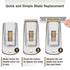 10 Pack, 100 Bates- Metal Razor Blade Scraper Tool, Extra Blades, Stainless Steel Heavy-Duty Cleaning Razor Scraper