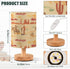 Bedside Lamp West Cowboy Horse Cactus Table Lamp for Bedroom LED Nightstand Lamp Shade USB Ports Wood Base for Living
