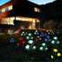 Solar Rose Garden Lights, 2 Pack Realistic Waterproof LED Decorative Stake Lights for Patio Pathway Outdoor Decor