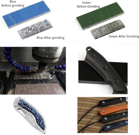 G10 Handle Material, Knifemakers Supply Custom DIY Tool, Micarta Knife Handle Material Slab, Pack of 2